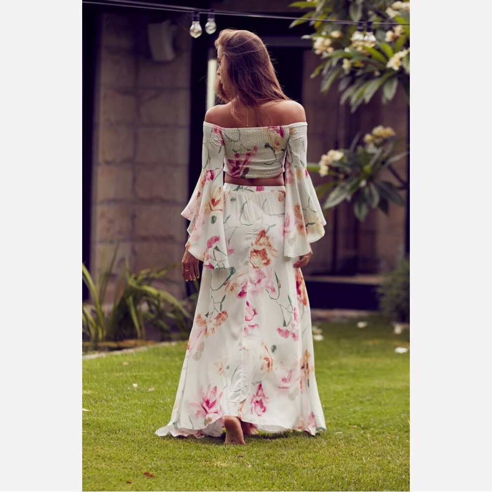 Jaase Selena Malibu Rocky Maxi Skirt 2 Pc Set - Picture 5 of 7